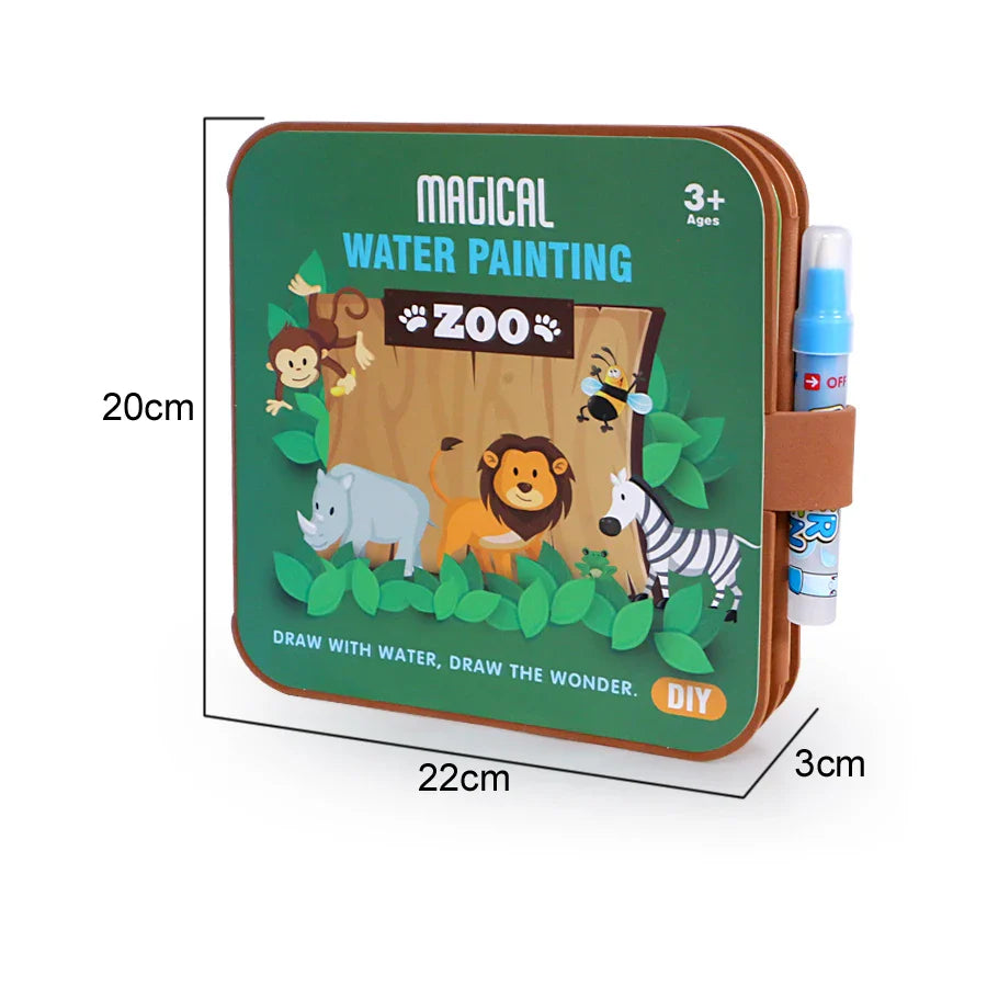 2 in 1 Magic Water Drawing Book