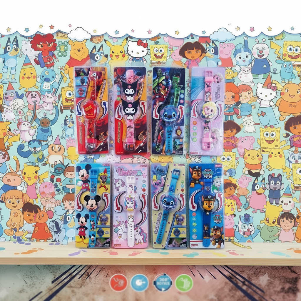 Kids Character Digital Watch
