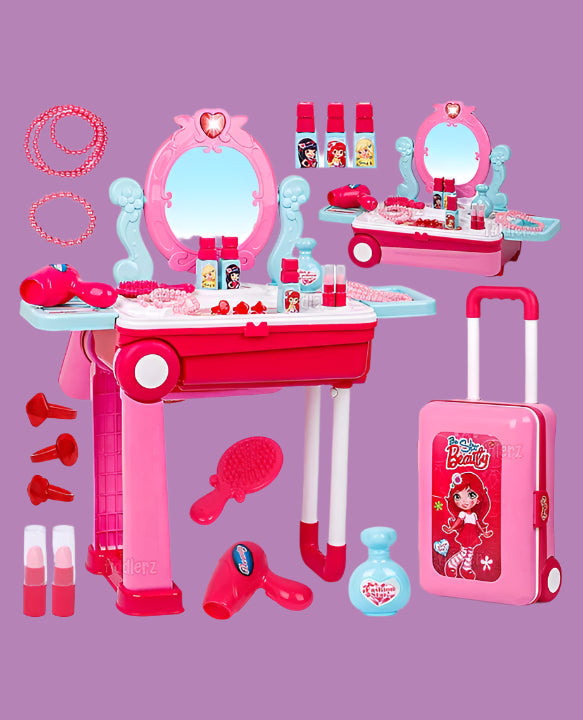 Portable Beauty Trolley Set For Kids