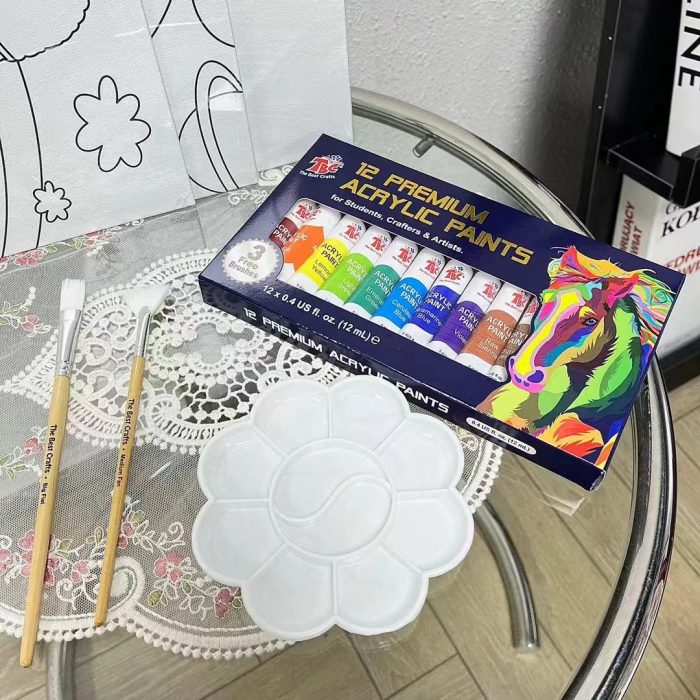 Kids Art Studio Acrylic Paint Kit