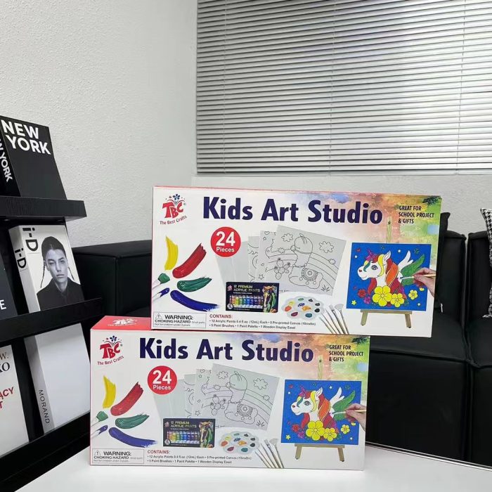 Kids Art Studio Acrylic Paint Kit