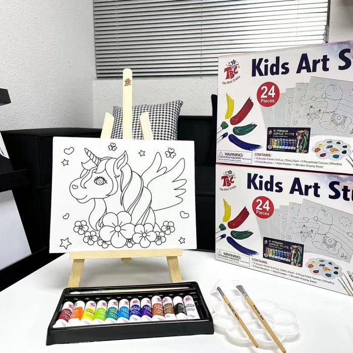 Kids Art Studio Acrylic Paint Kit