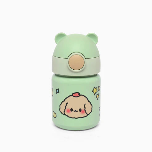 Happy bear insulated vacuum sipper bottle -400 ml