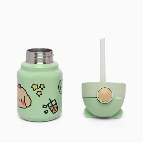 Happy bear insulated vacuum sipper bottle -400 ml