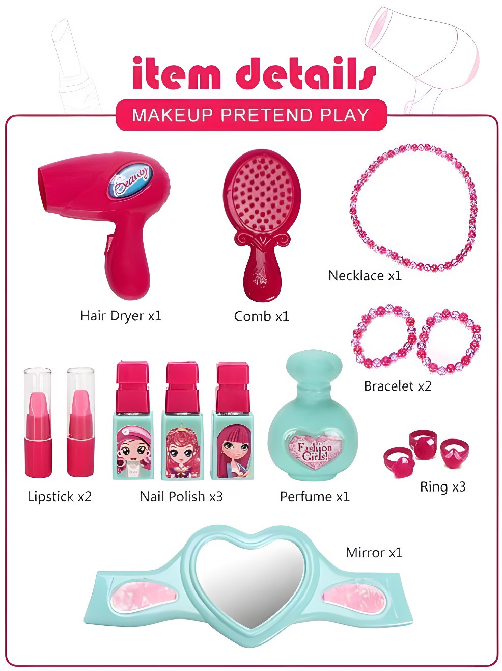 Mini Beauty Play Set
