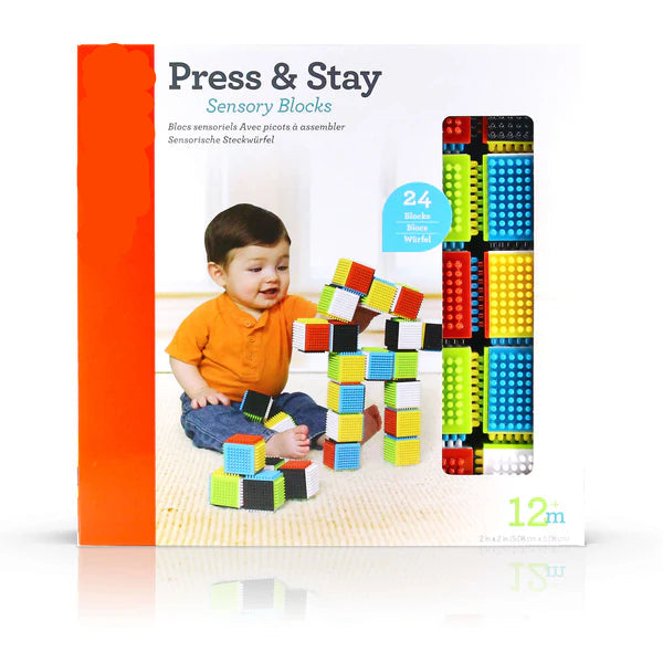 Press & Stay Sensory Blocks