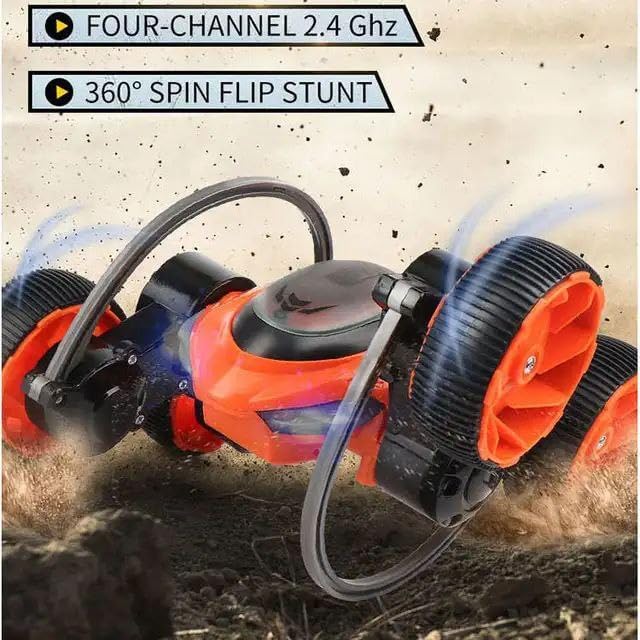 2-in-1 Remote Control Twisting Stunt Car