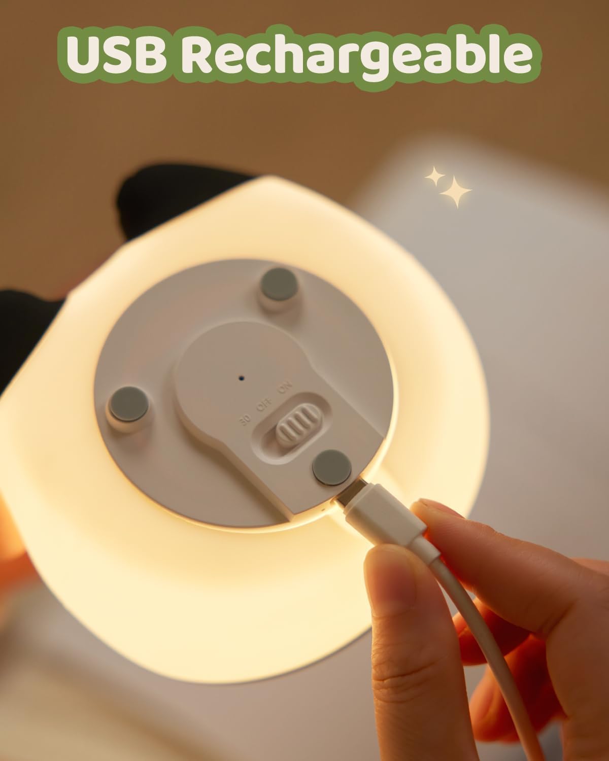 Cute Panda Pat Lamp