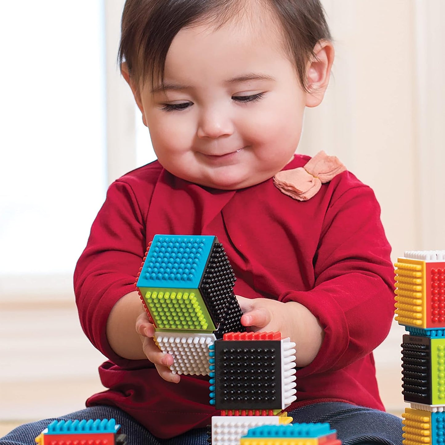 Press & Stay Sensory Blocks