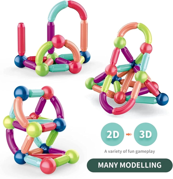 Magnetic Sticks 64 pcs