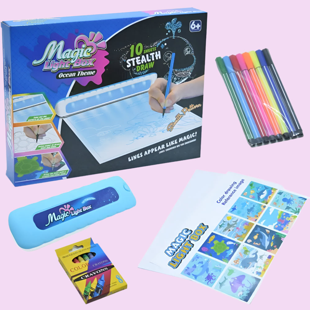 Magic Light Trace Drawing Board