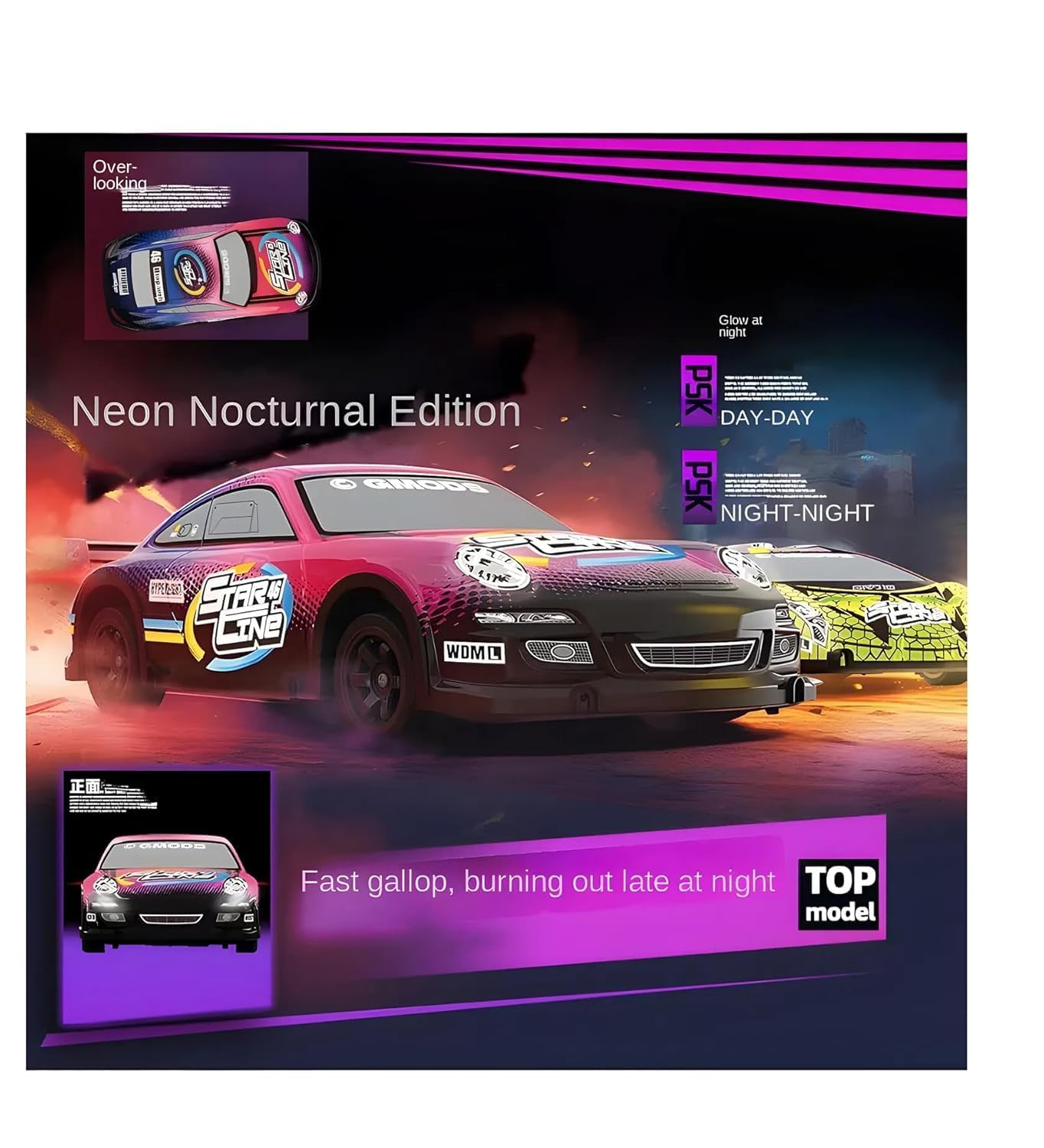 RC Neon Light Drift Car