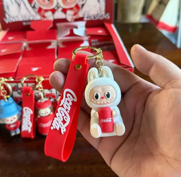 Labubu Keychains (Coca-Cola Edition)