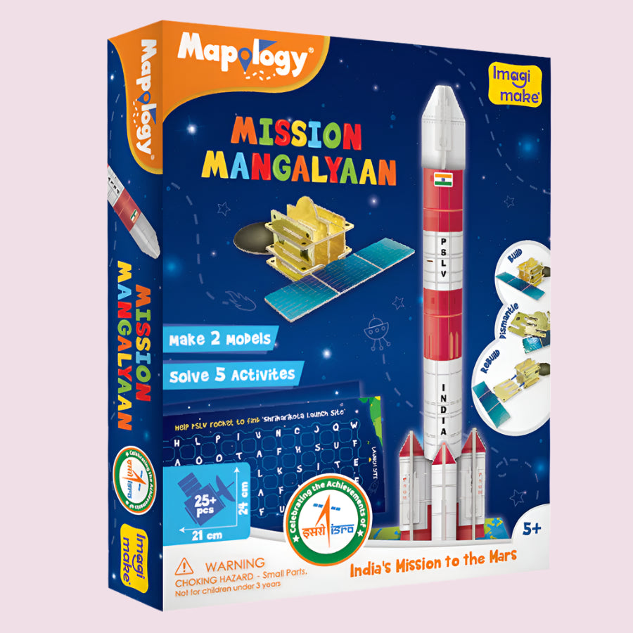 imagimake Mapology Mission Mangalyaan