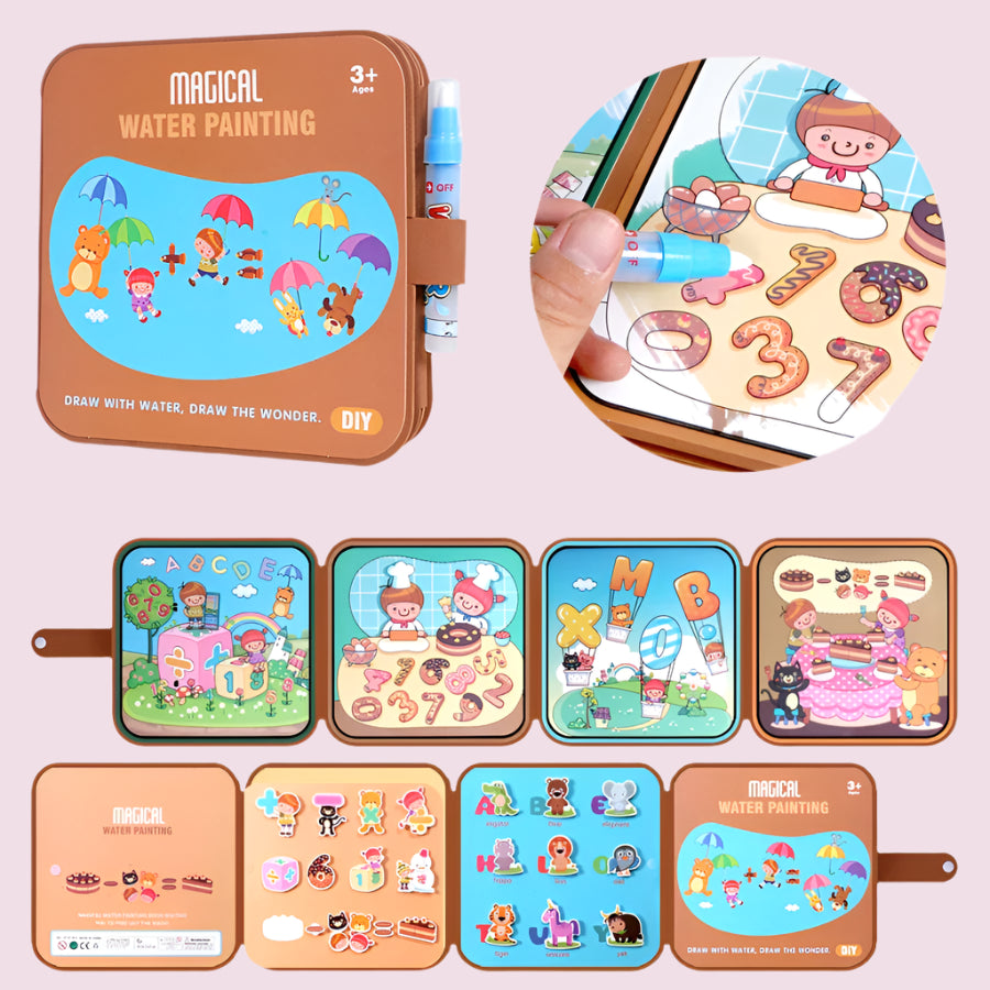 2 in 1 Magic Water Drawing Book