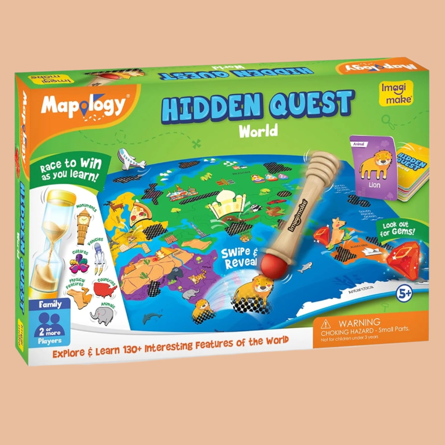 Imagimake Mapology Hidden Quest World