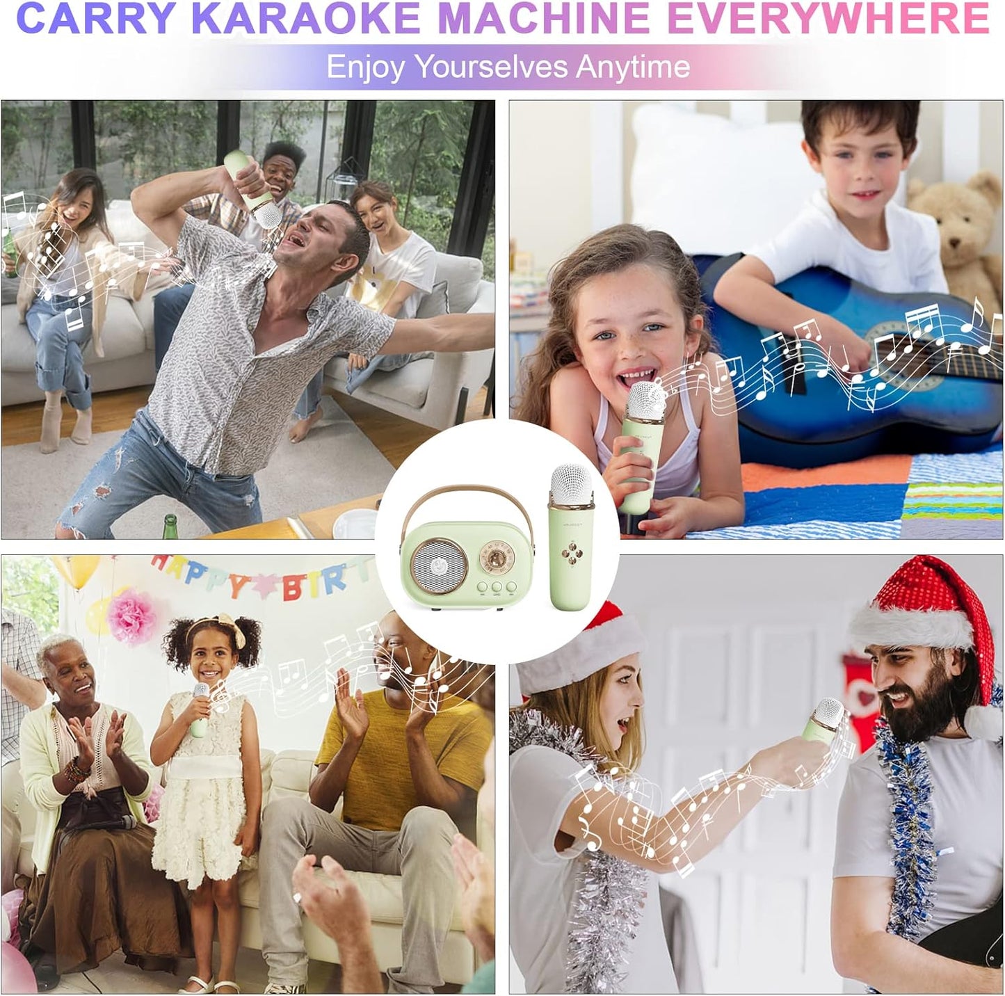 C20 Plus Karaoke Wireless Bluetooth Speaker With Mic