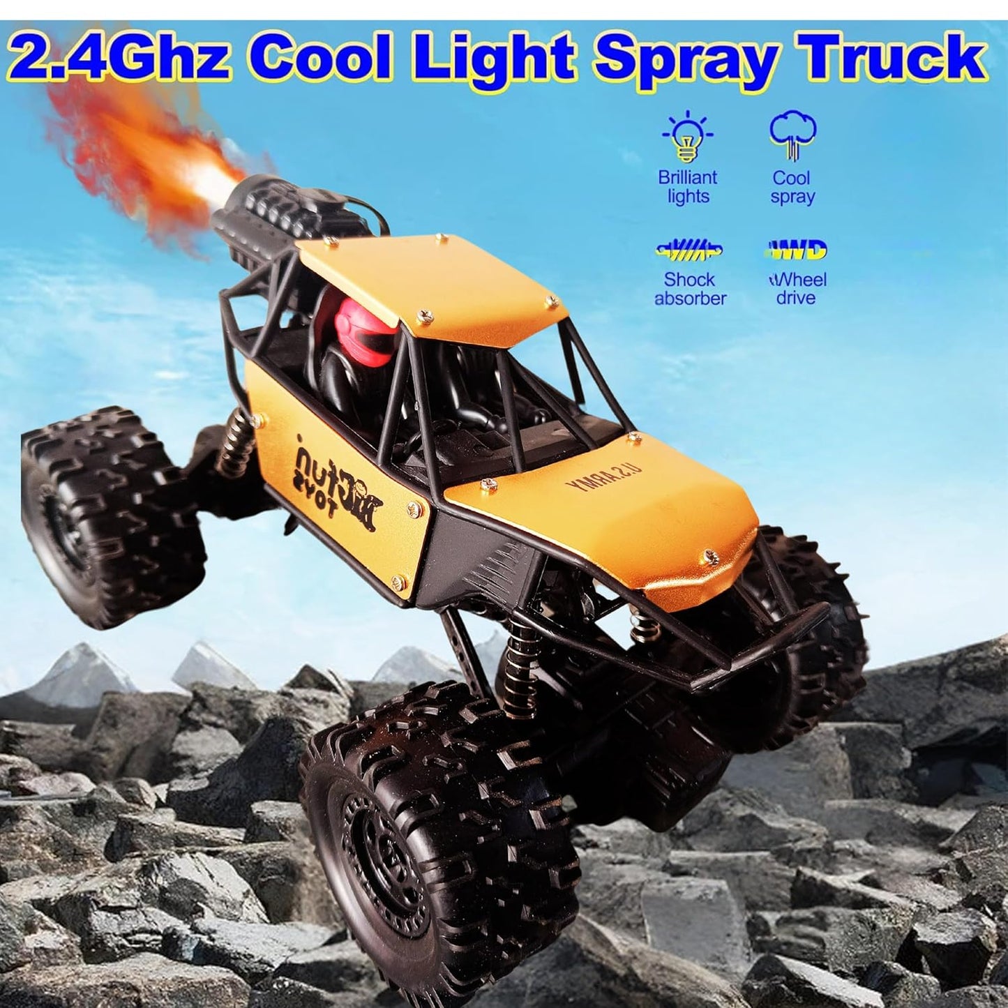 RC Mini Rock Crawler Car