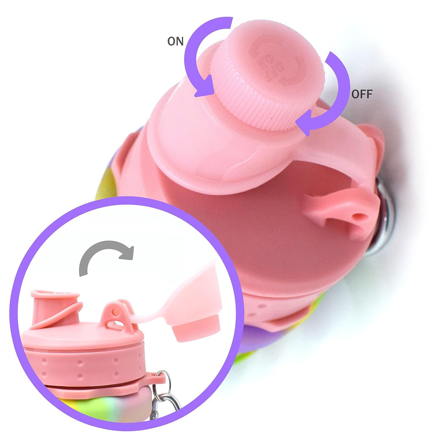 Silicone Collapsible Water Bottle