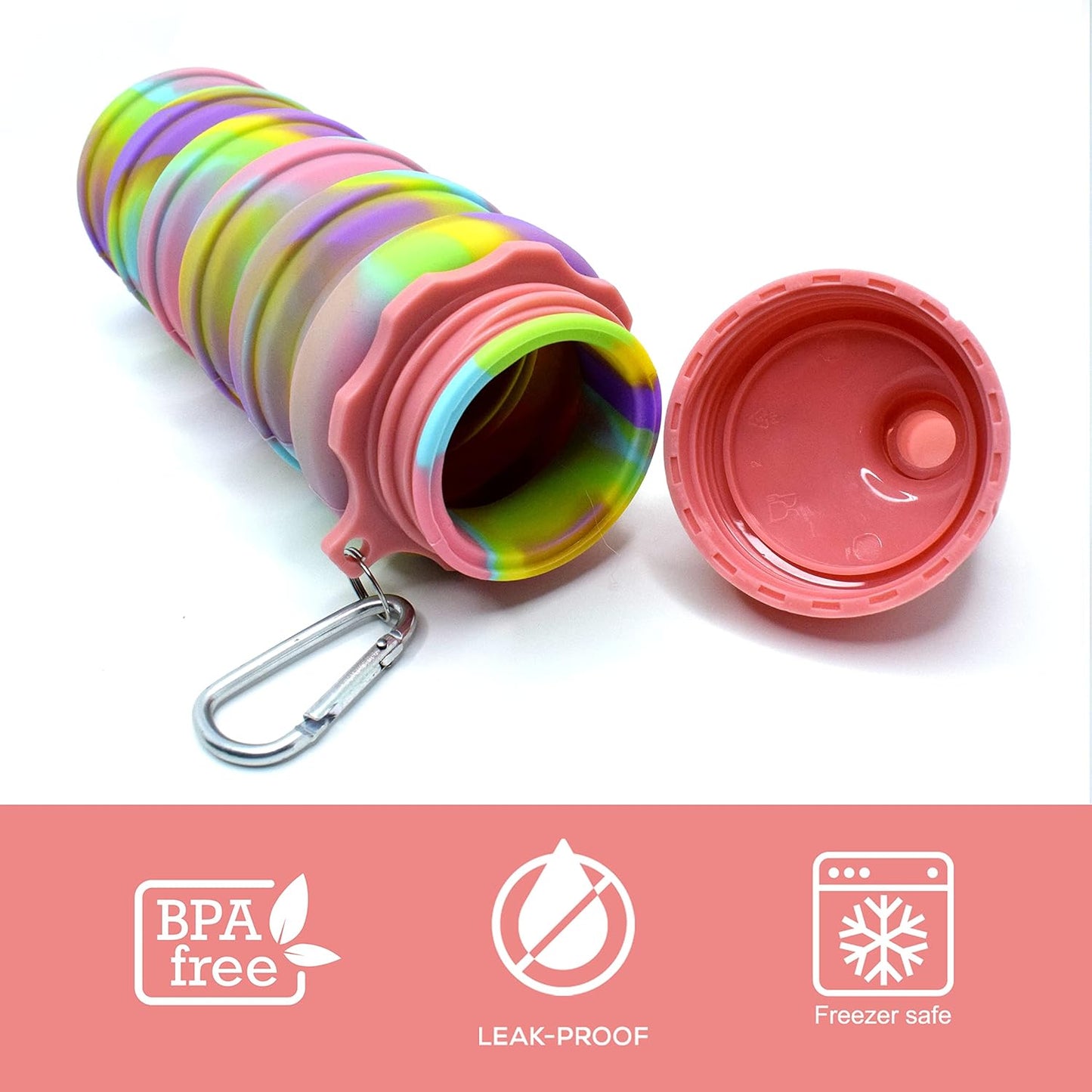 Silicone Collapsible Water Bottle