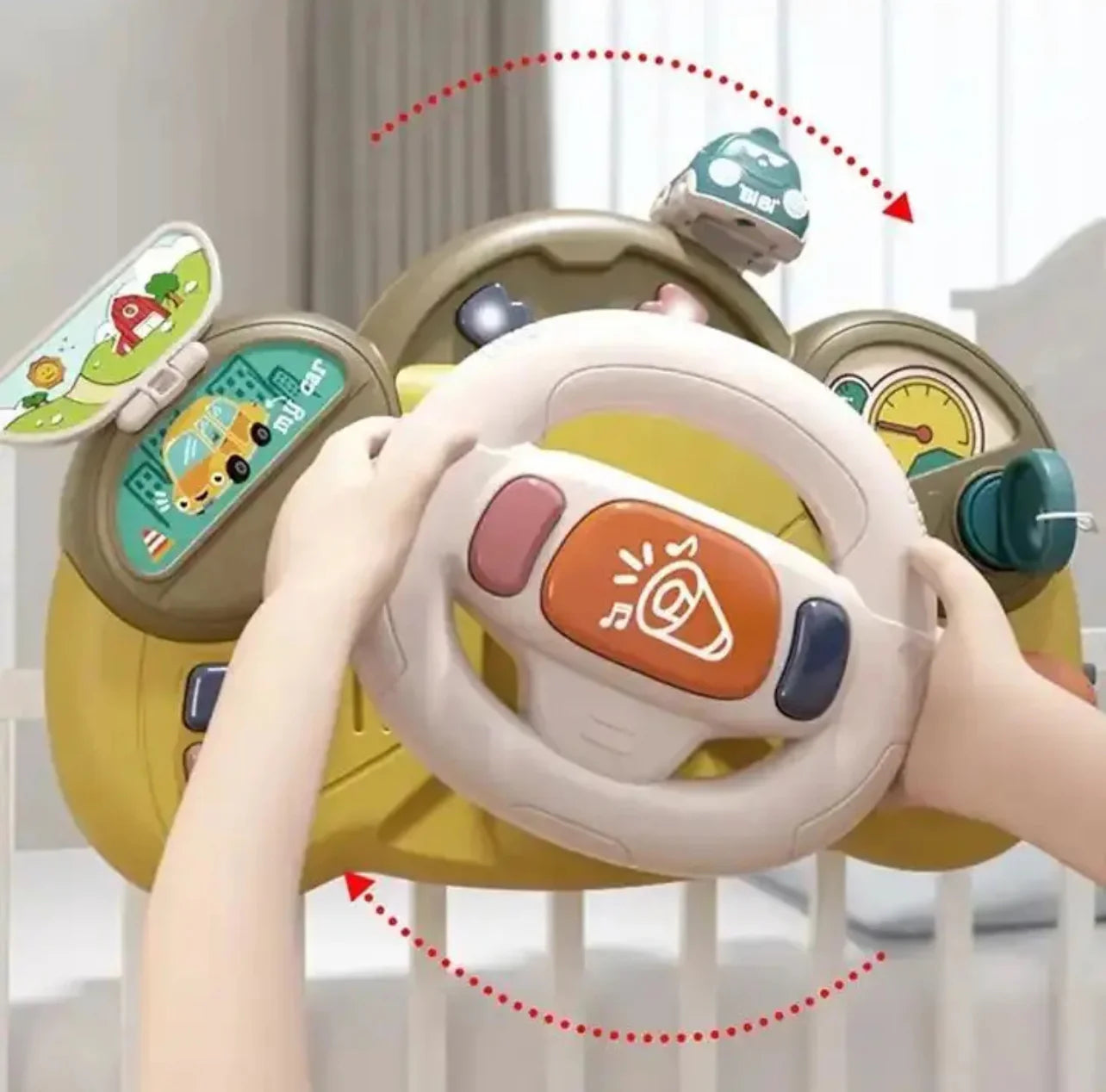 Stimulating Baby Steering Wheel