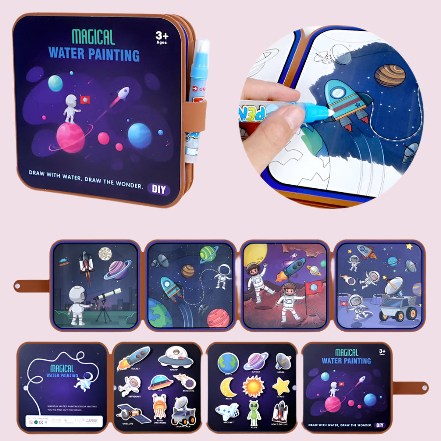 2 in 1 Magic Water Drawing Book