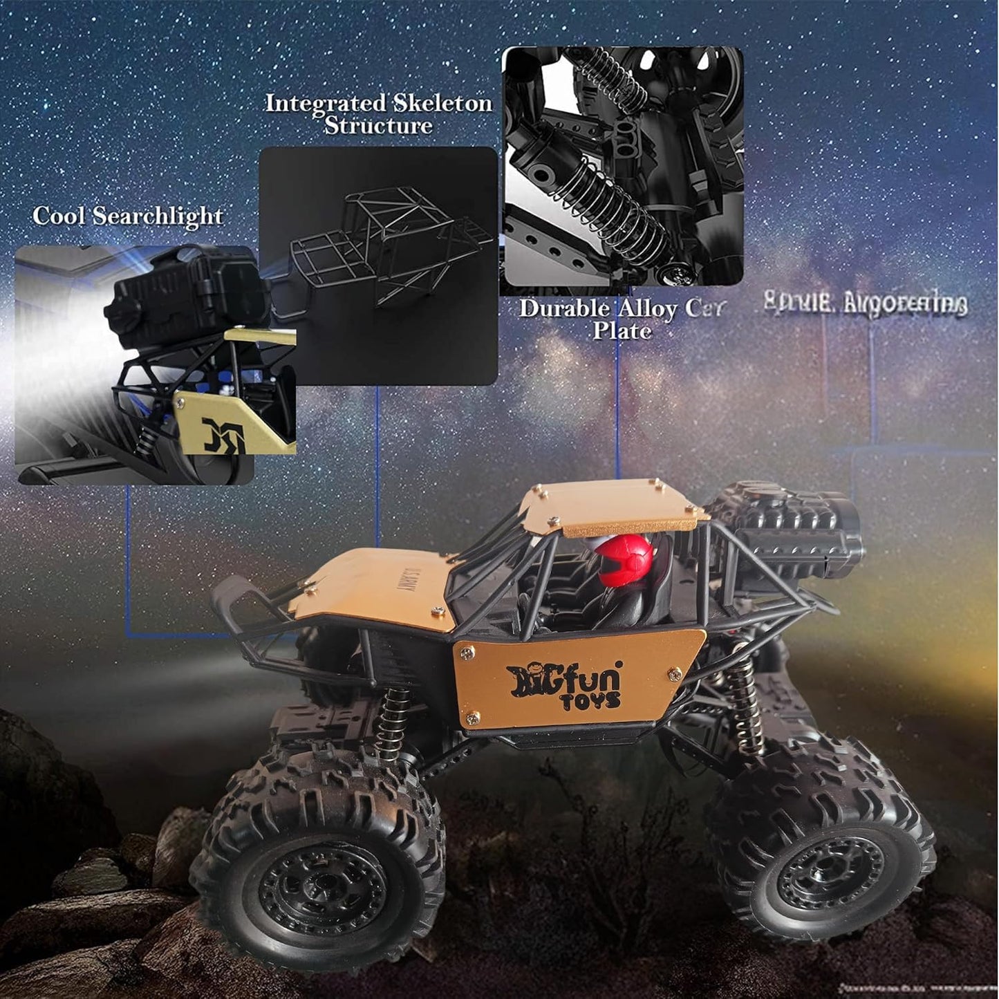 RC Mini Rock Crawler Car