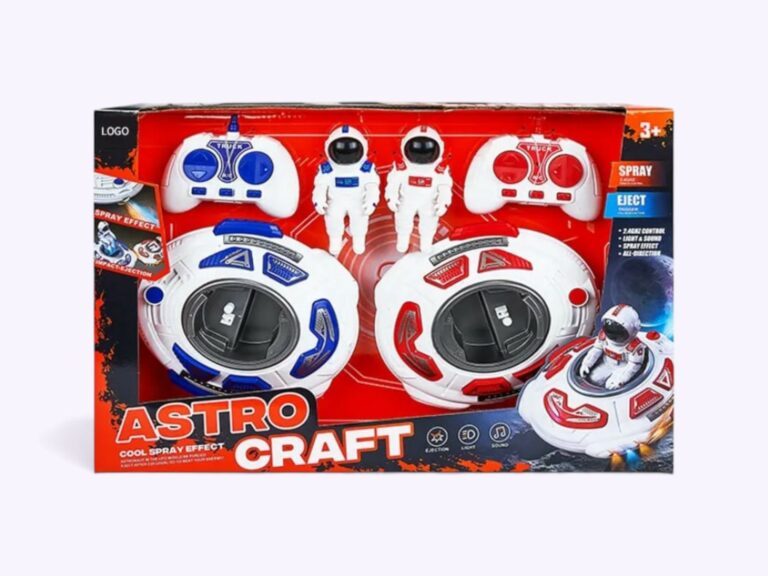 Astro Craft Dual Rover RC Set with Spray Effect.