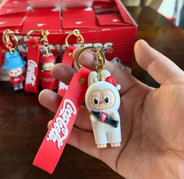 Labubu Keychains (Coca-Cola Edition)
