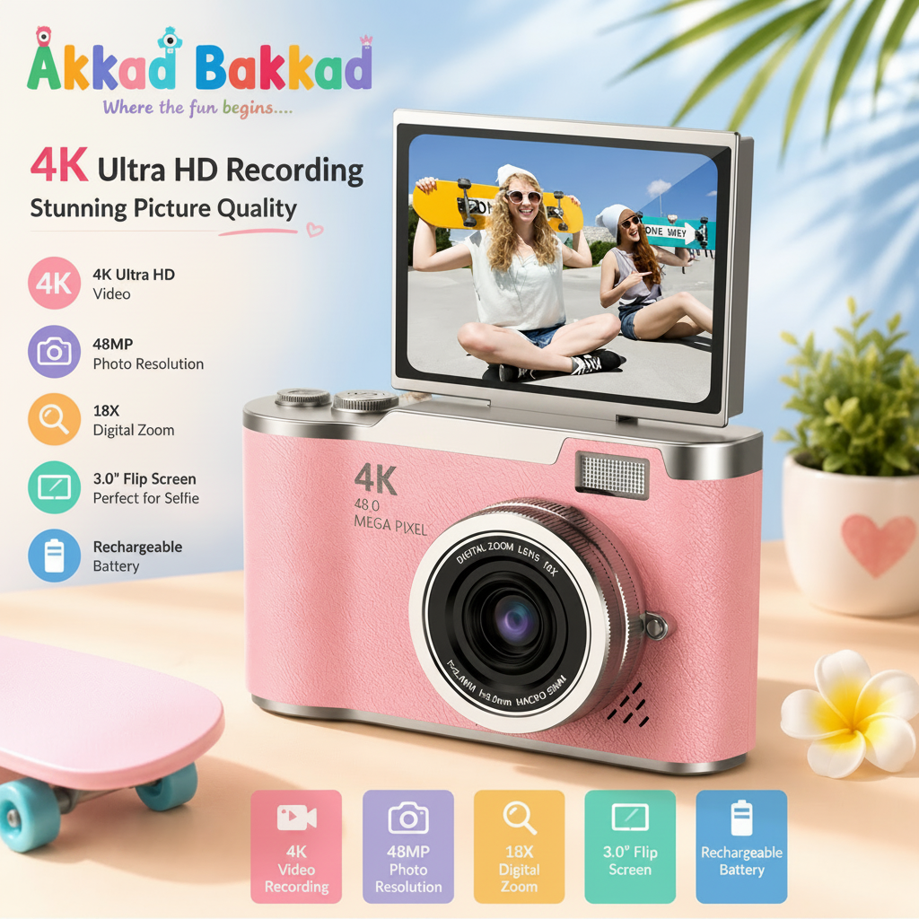 LK-007 4k Camera with 48.0 Mega Pixel