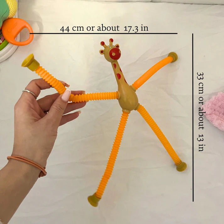 Giraffe Pop Tubes (Set Of 4)