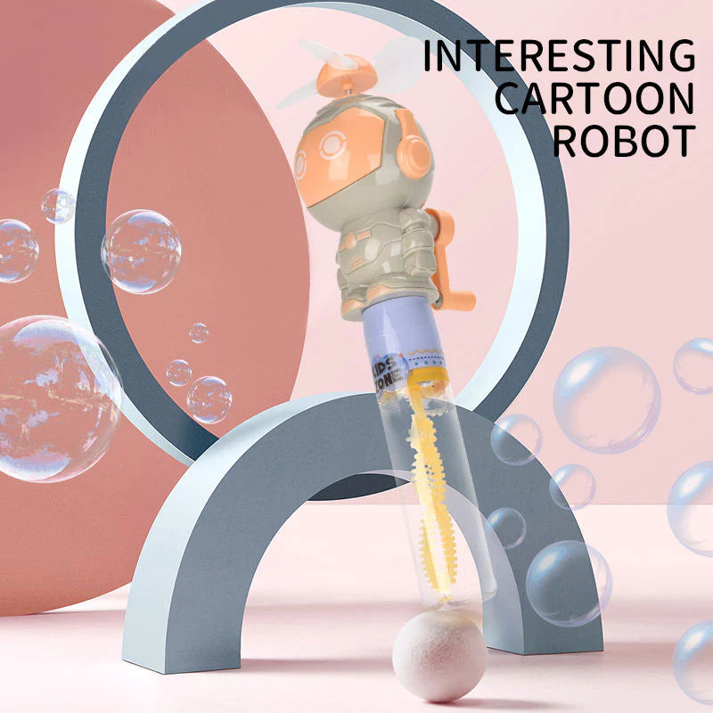 Cute Projection Camera & Robot Fan & Bubble Blowing Wand