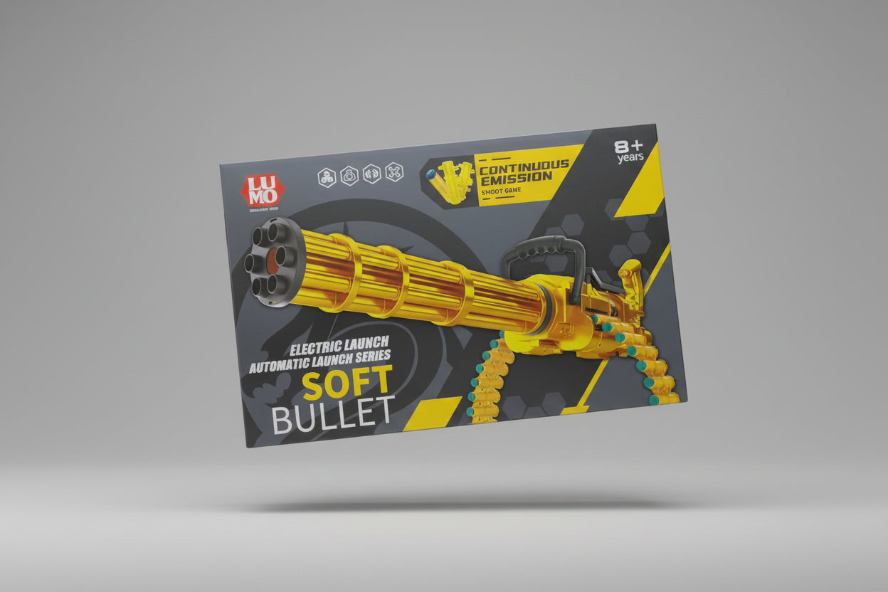 Gatting Golden Machine Gun Soft Bullet