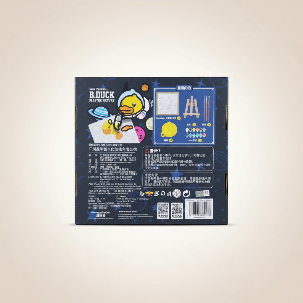Duck Paint Your Own Plaster Picture Kit (Space/Astronaut Design)