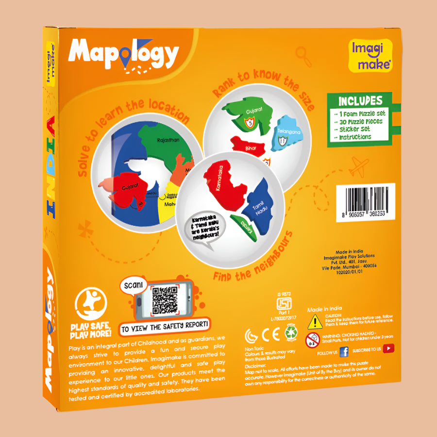 Imagimake Mapology States of India Map Puzzle