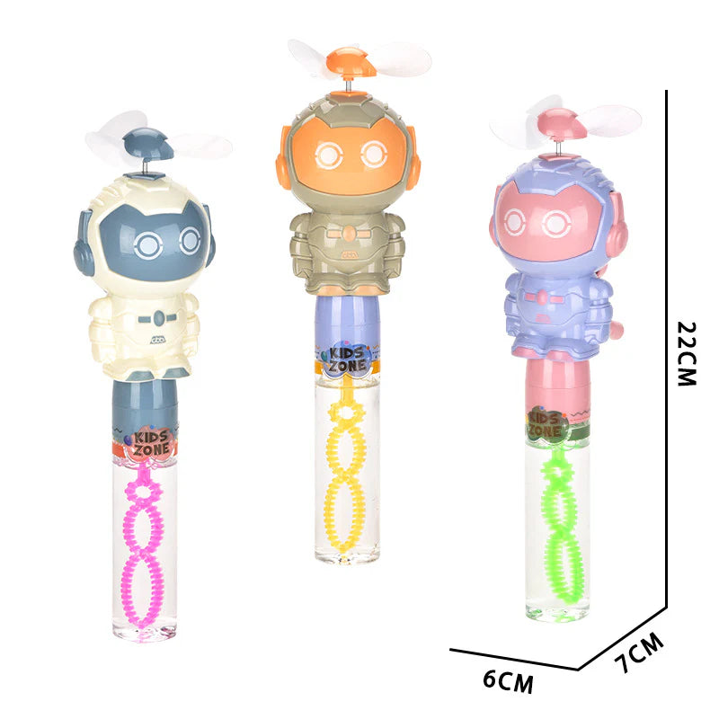 Cute Projection Camera & Robot Fan & Bubble Blowing Wand