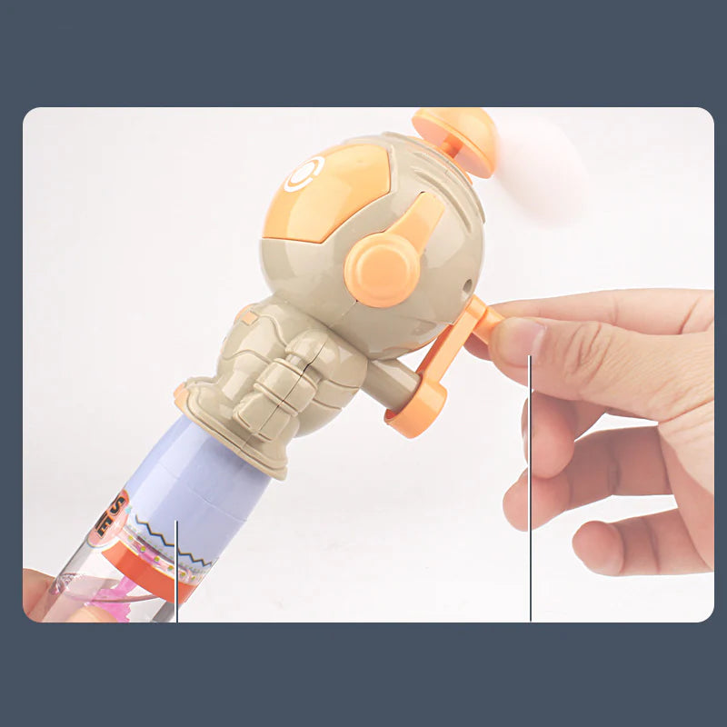 Cute Projection Camera & Robot Fan & Bubble Blowing Wand