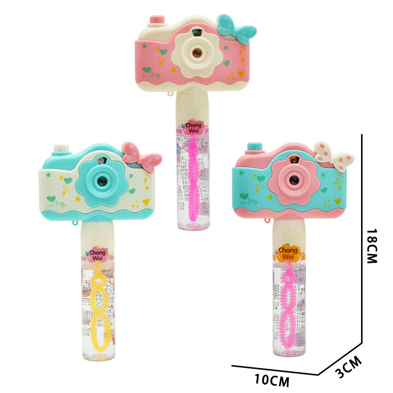 Cute Projection Camera & Robot Fan & Bubble Blowing Wand