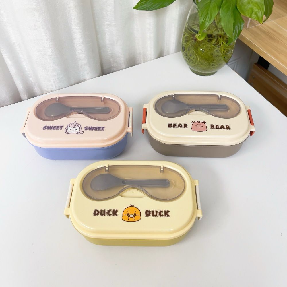 Bear, Unicorn, Duck Leak Proof Stainless Steel Lunch Box