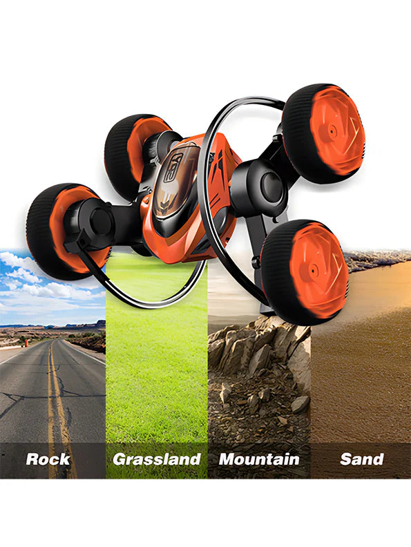 2-in-1 Remote Control Twisting Stunt Car