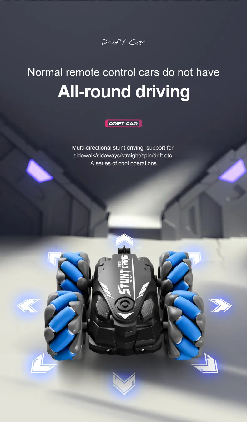 RC Hand Sensor Double Side Stunt Car