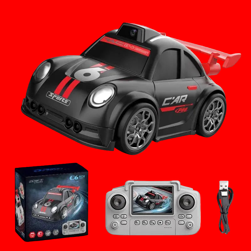 C6 Mini Drift Car Series Remote Control Racing Car with LED Lights, Drift Function & Intelligent Follow Sensor Toy for Kids