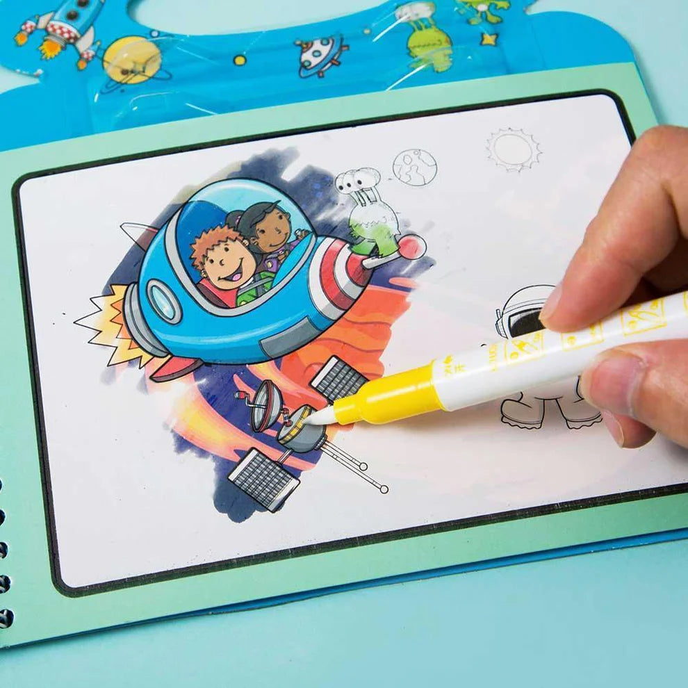 Magic Water Painting Book