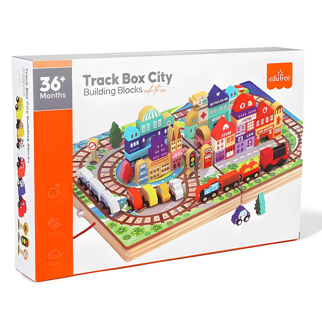 Wooden Track City Box