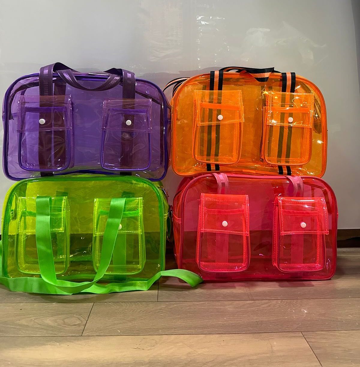 Jelly Dual pocket Tote bag