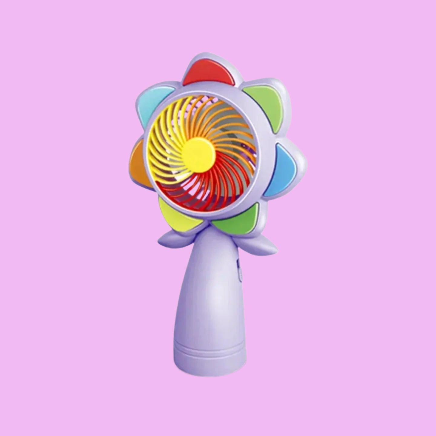 Flower Rechargeable Fan with Light