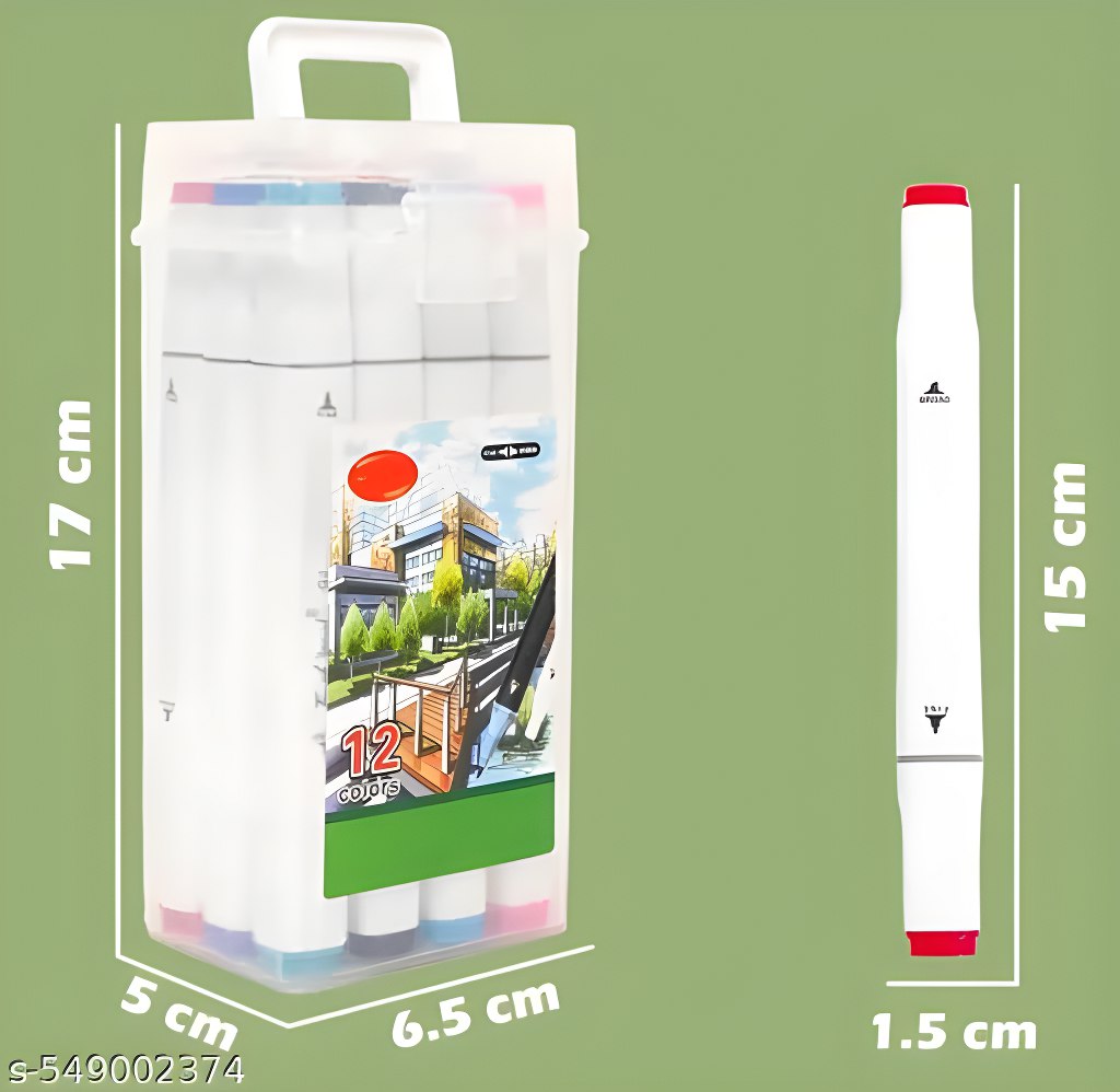 Double Head Marker 12pcs Set