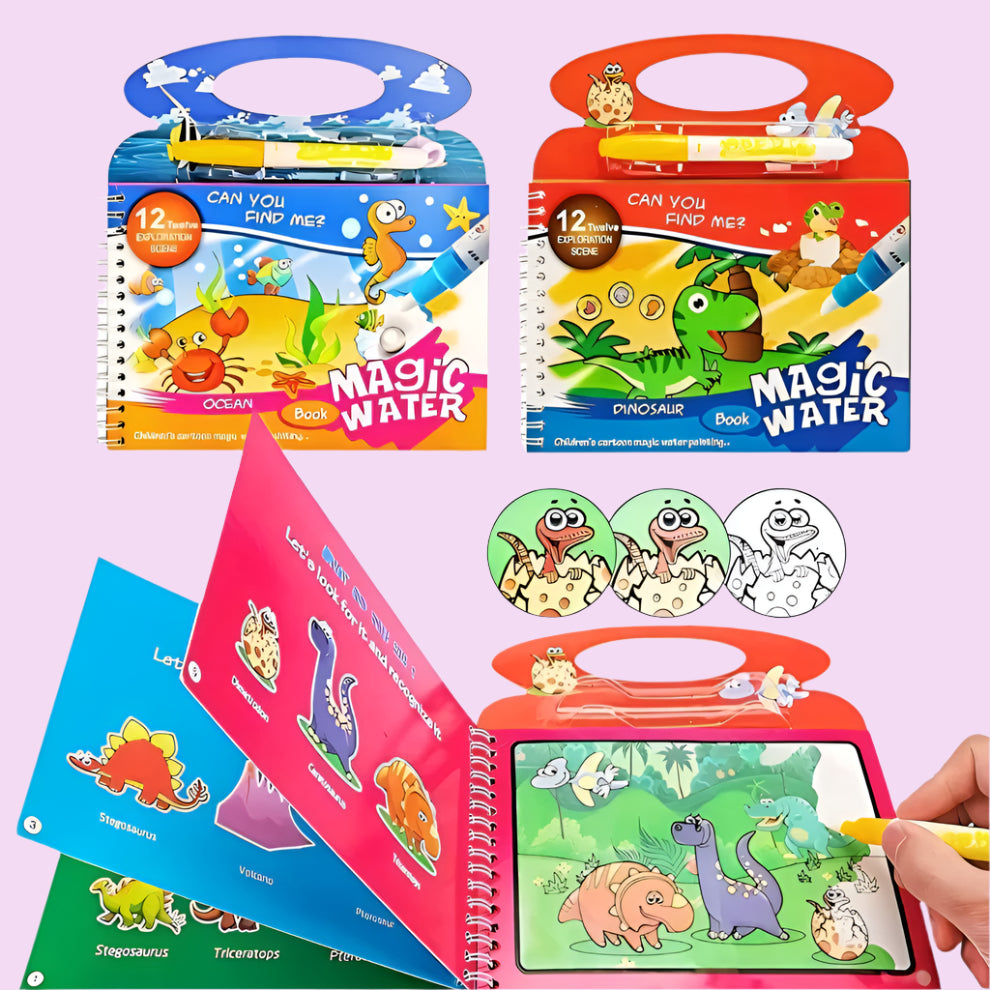 Magic Water Painting Book