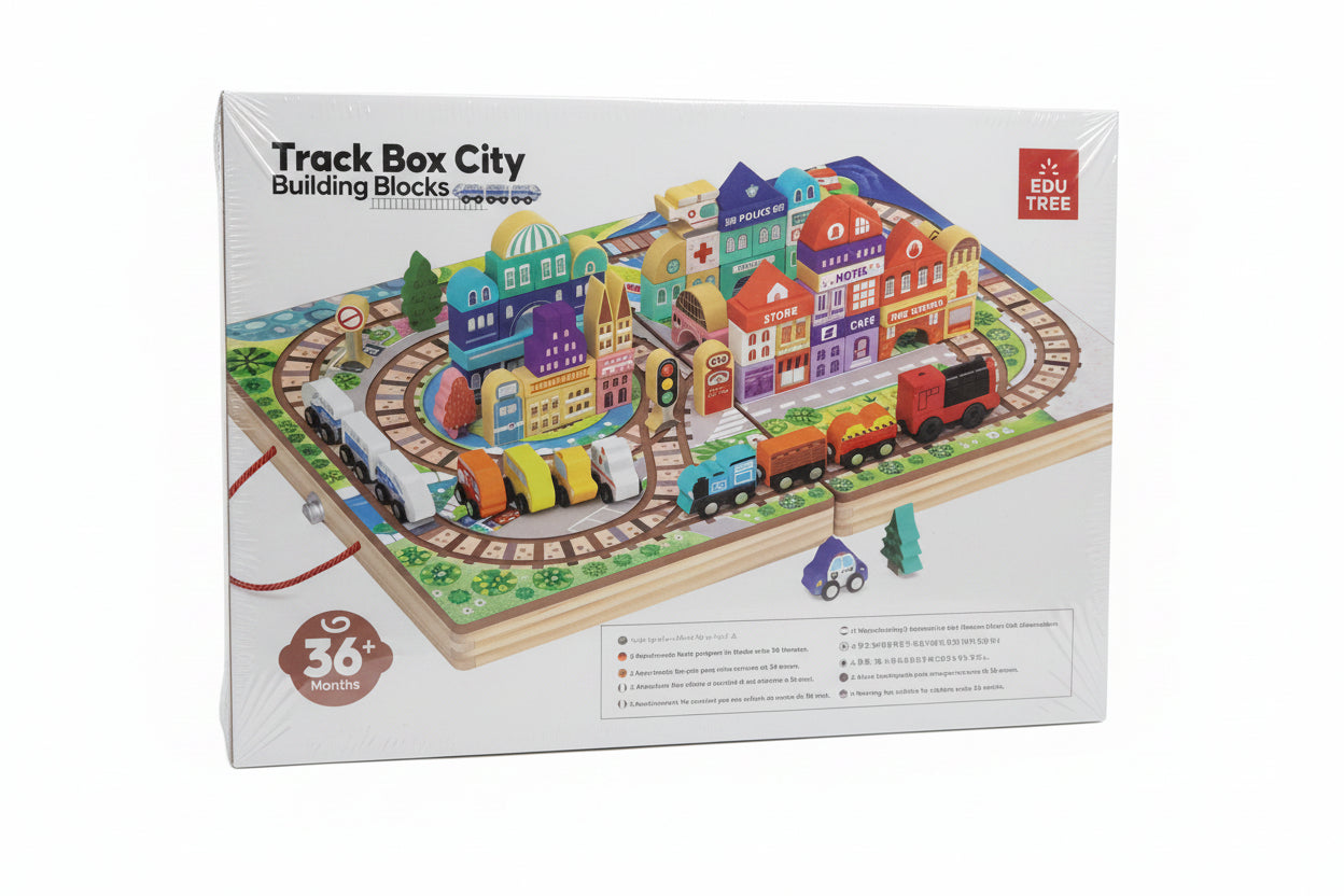 Track Box City Building Blocks