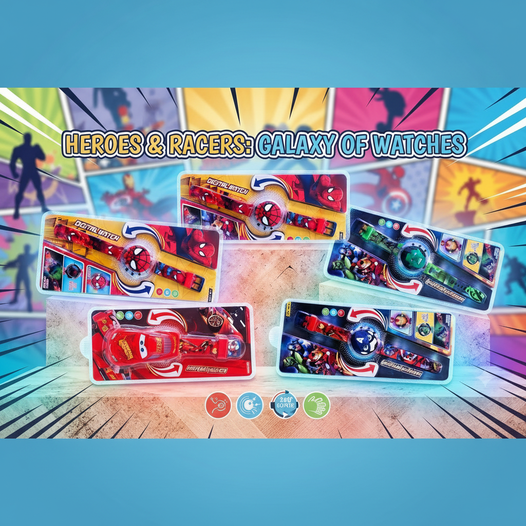 Kids Character Digital Watch